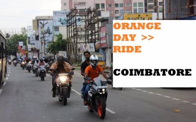 ktm orange day coimbatore 2016 - Thirumoorthy dam