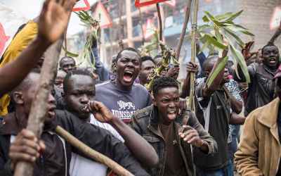 Kenya erupts into violence amid voting results and hacking allegations