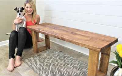 The $15 Fifteen Minute Bench - Easy DIY Project