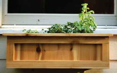 How to Make a Cedar Window Planter Box