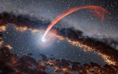 NASA just captured an incredible look at a black hole eating a star