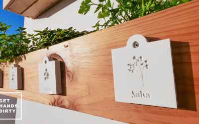 Planter Boxes with 3D Carved Labels // Easel Pro