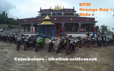 KTM Orange Day ride - Tibetian Settlement